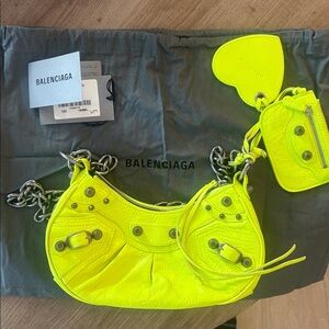 Balenciaga Le Cagole Shoulder Bag with Chain Strap